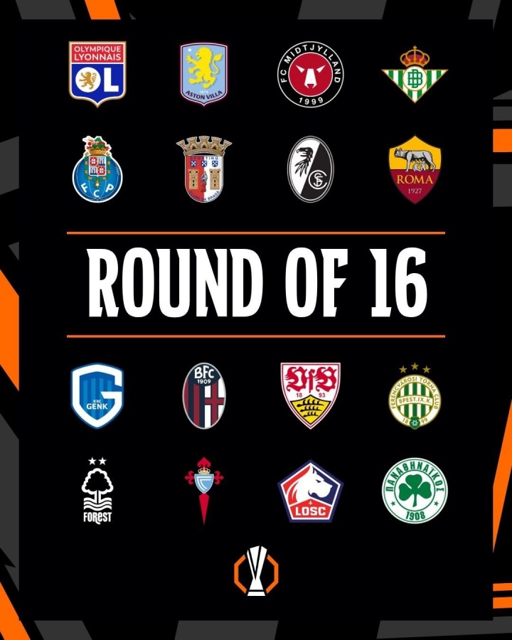 九游体育APP-【实时更新】欧联淘汰赛抽签：博洛尼亚vs罗马，斯图加特vs波尔图